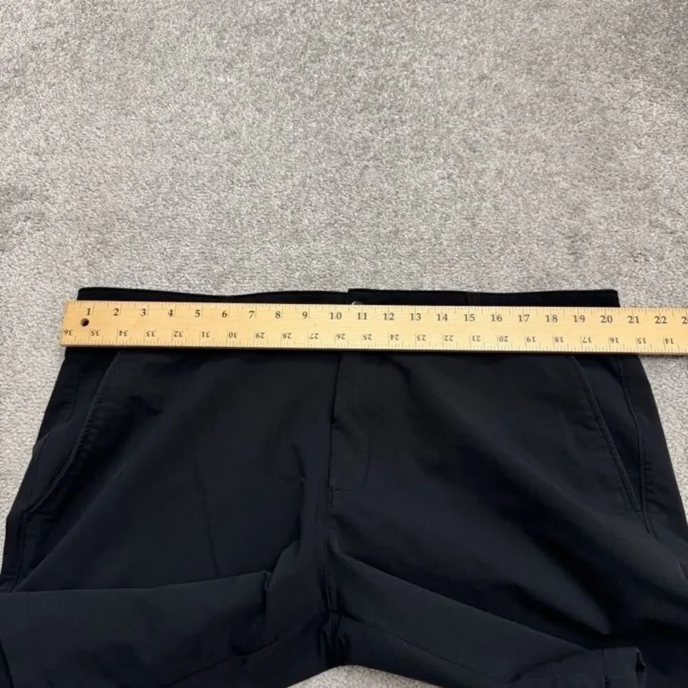 Under Armour Golf Performance Chino Shorts Mens 40 Black Flat Front Active Prep